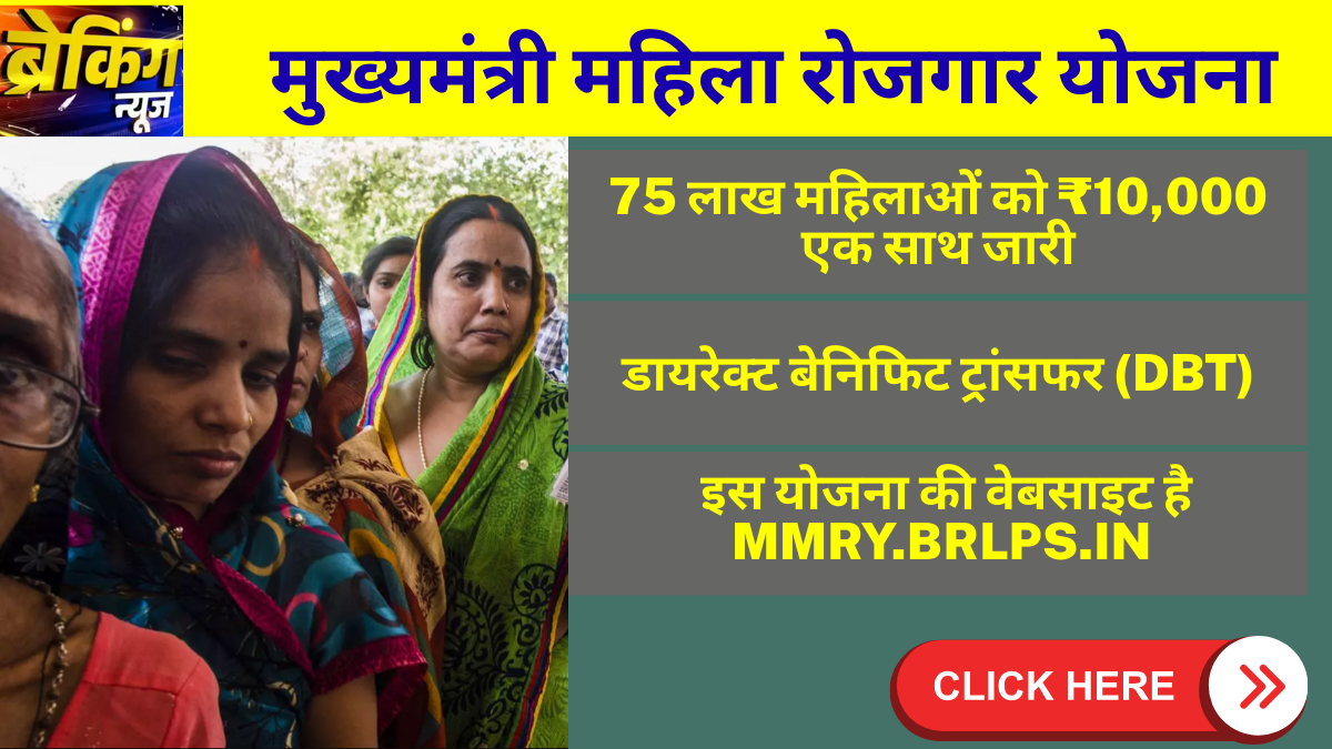 Mukhyamantri Mahila Rojgar Yojana